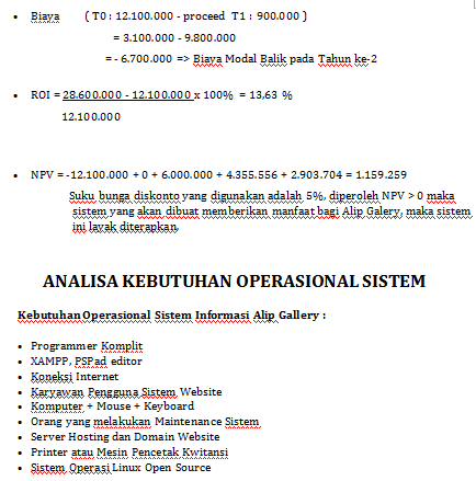 Contoh Laporan ANSI (Analisis Desain Sistem Informasi 